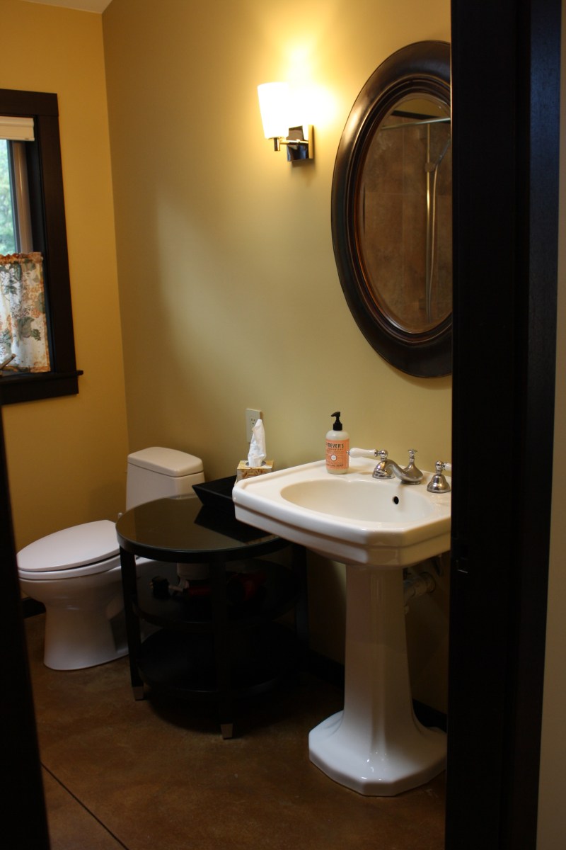 Mendocino Vacation Rental Red Barn Retreat Bathroom View