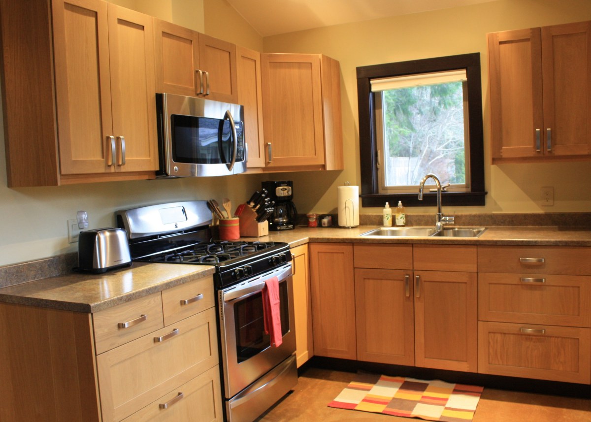 Mendocino Vacation Rental Red Barn Retreat Kitchen View Three