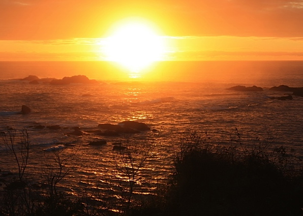 Mendocino Vacation Rental Red Barn Retreat Area Attractions Little River Sunset