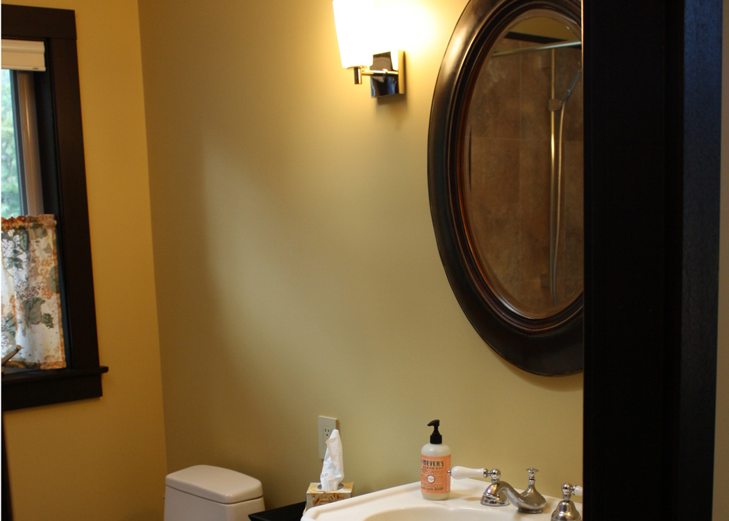 Mendocino Vacation Rental Red Barn Retreat Bathroom View Two