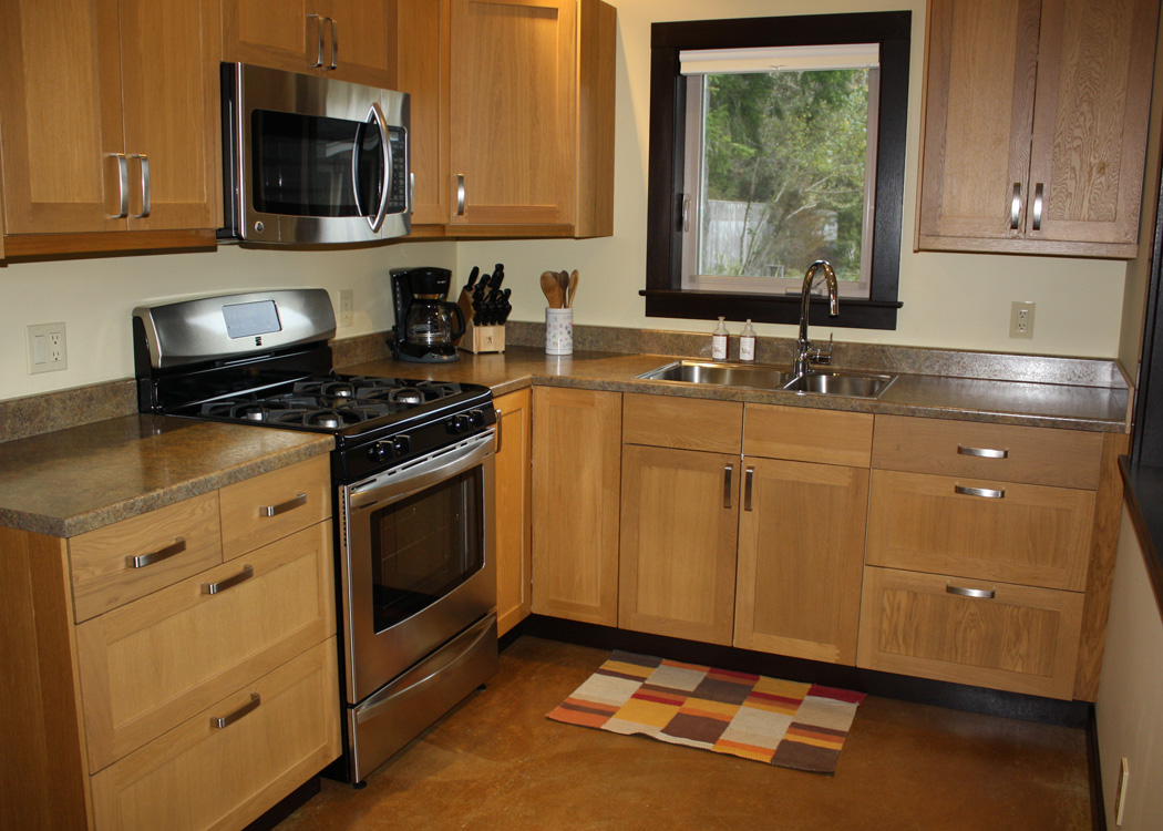 Mendocino Vacation Rental Red Barn Retreat Kitchen View Two